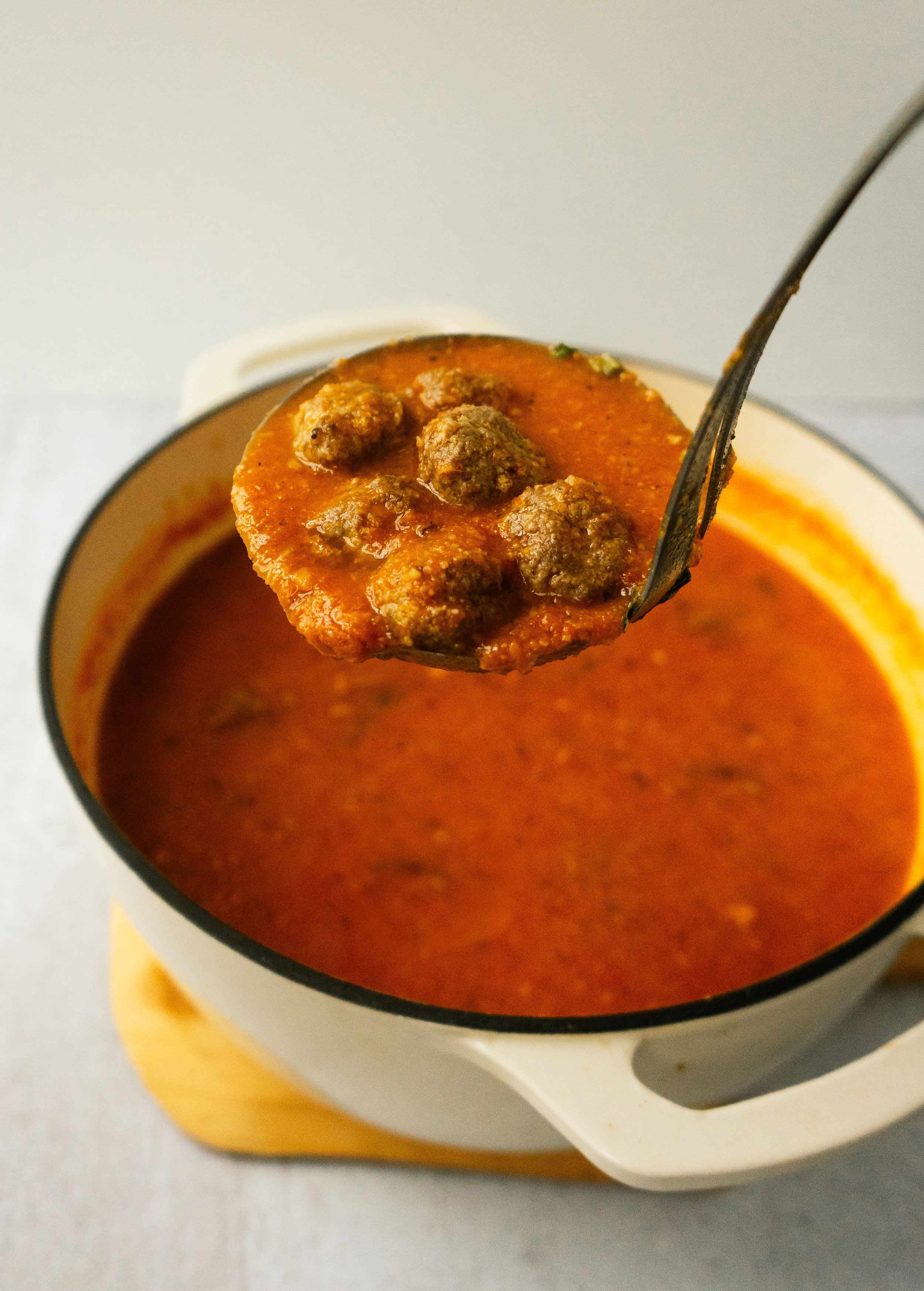 Tomato Basil Meatball Soup — Mad About Food