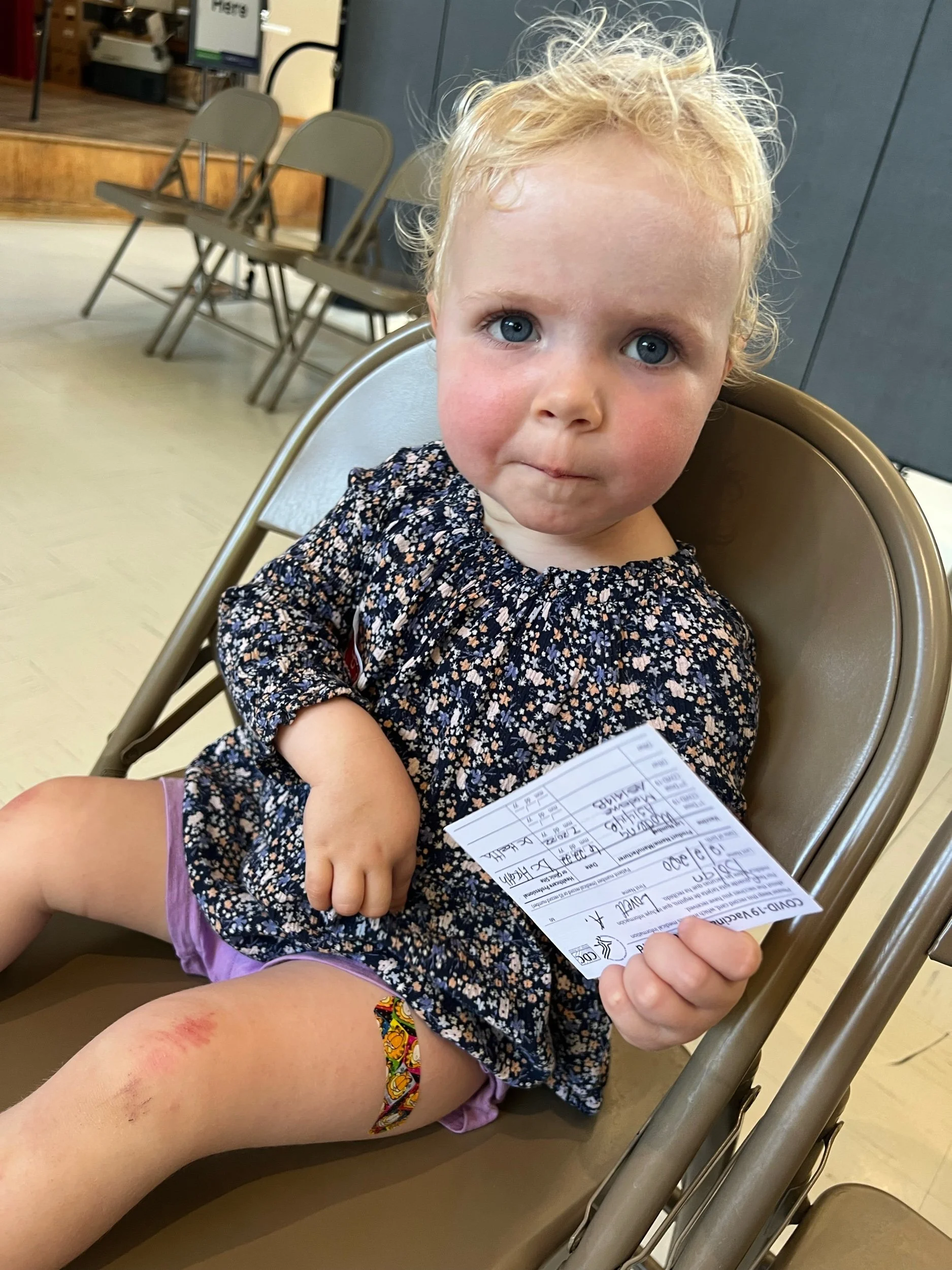 Such a relief to get Lovett vaccinated!