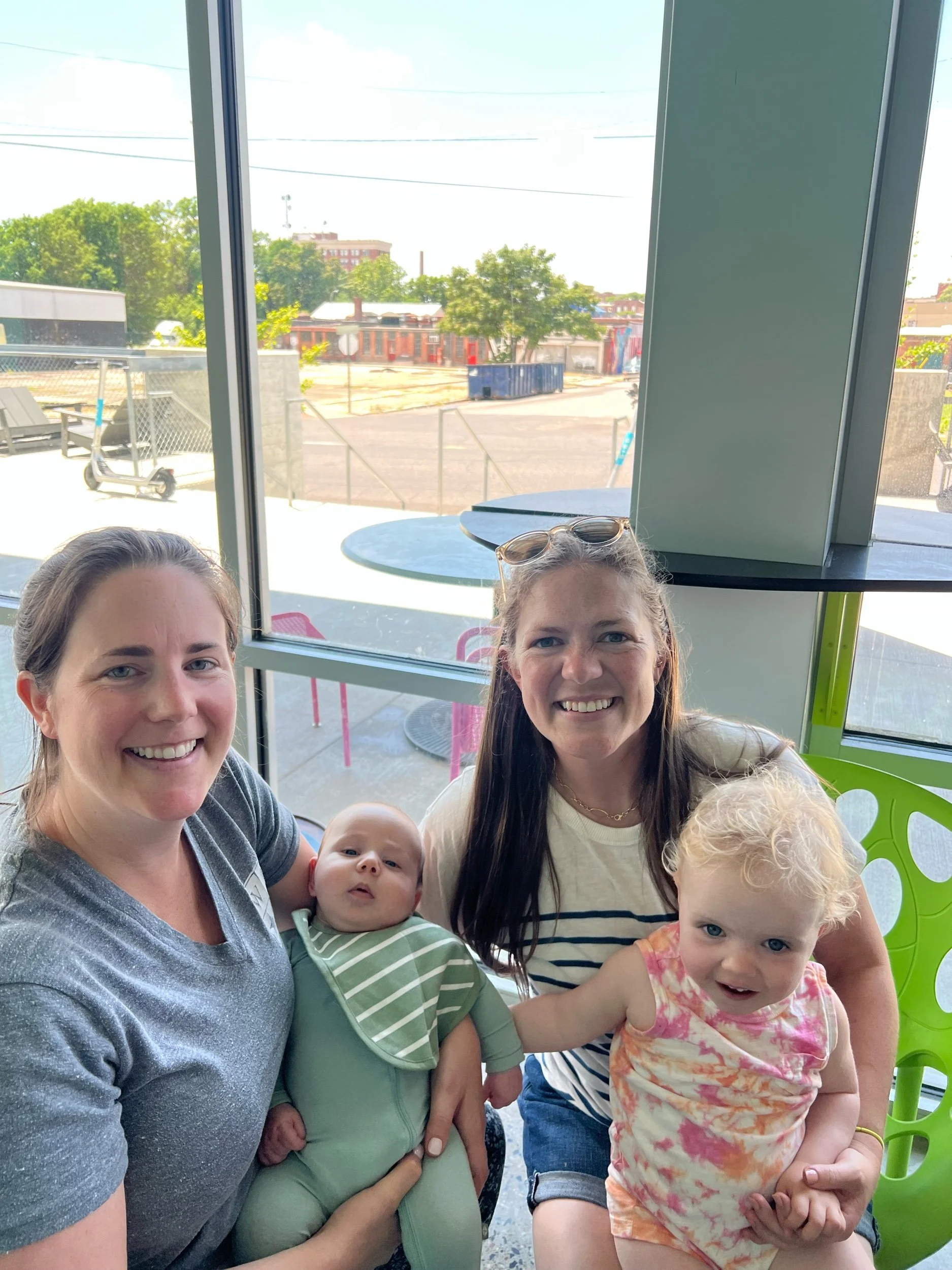 Meeting baby Tommy!