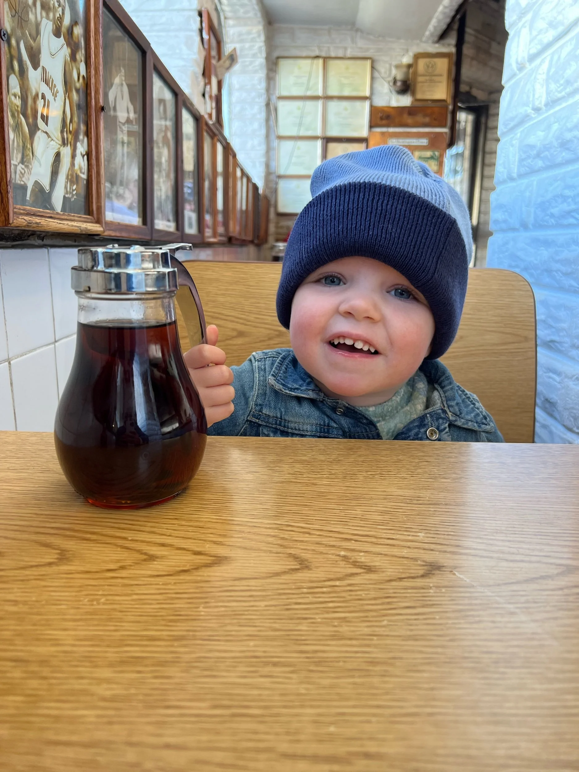 Breakfast = best meal out with toddlers