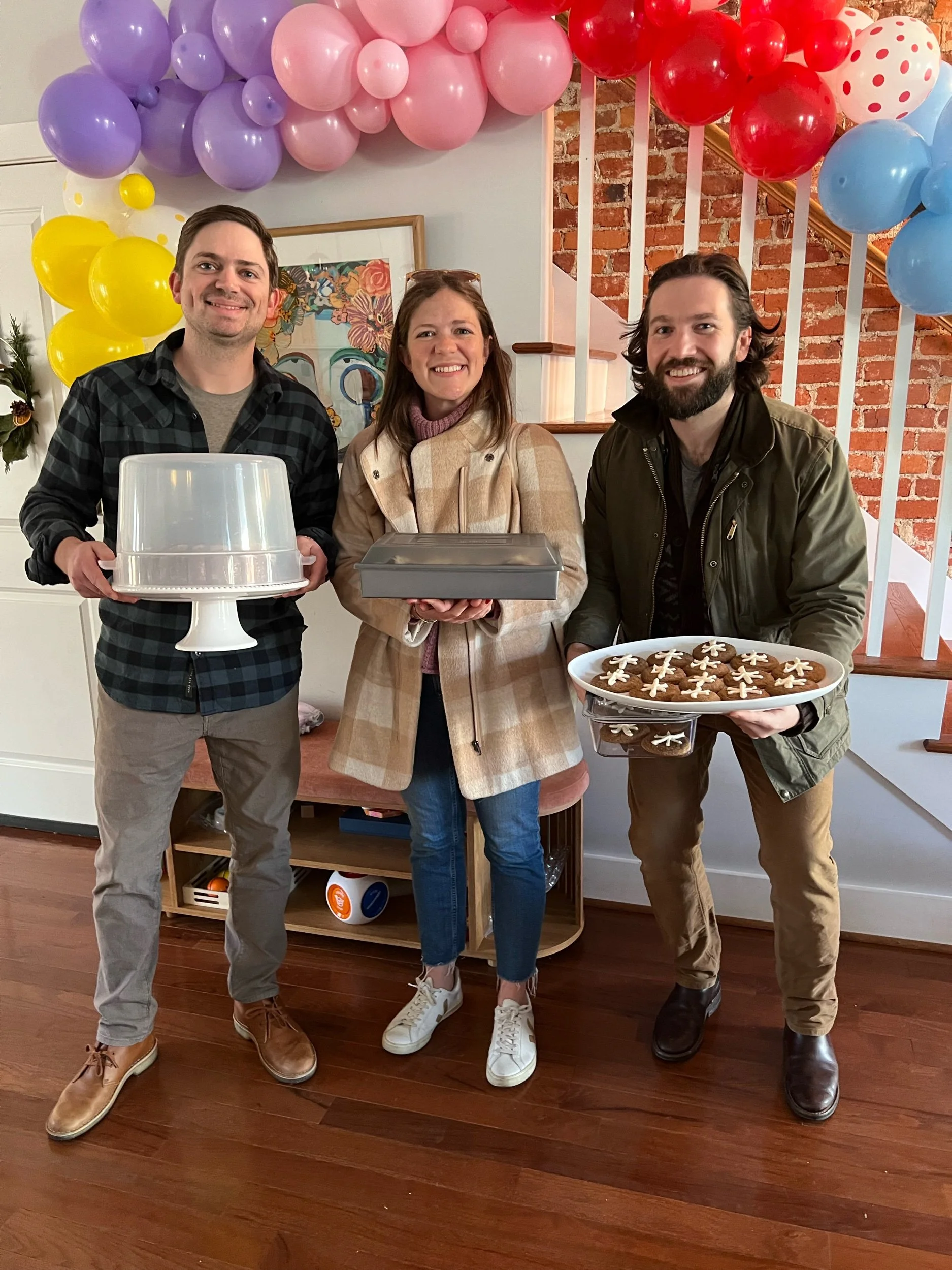 Big 1, 2, 3 finish in the Bake Off! (Andrew won!)