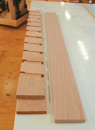 Dog run blocks spaced