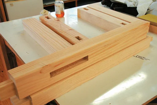 Bench stand and rails