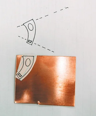 Toggle arm template