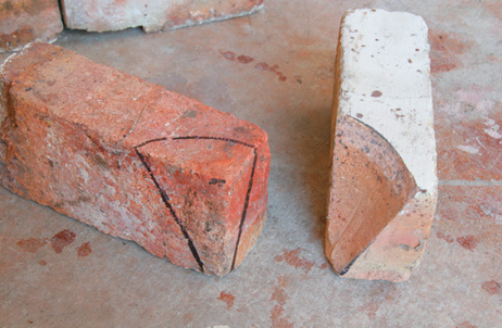 fire bricks cut