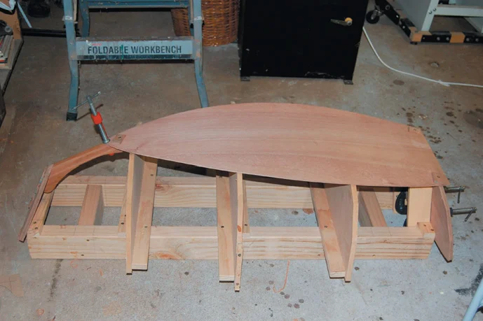 Bow,stern and base panel in place