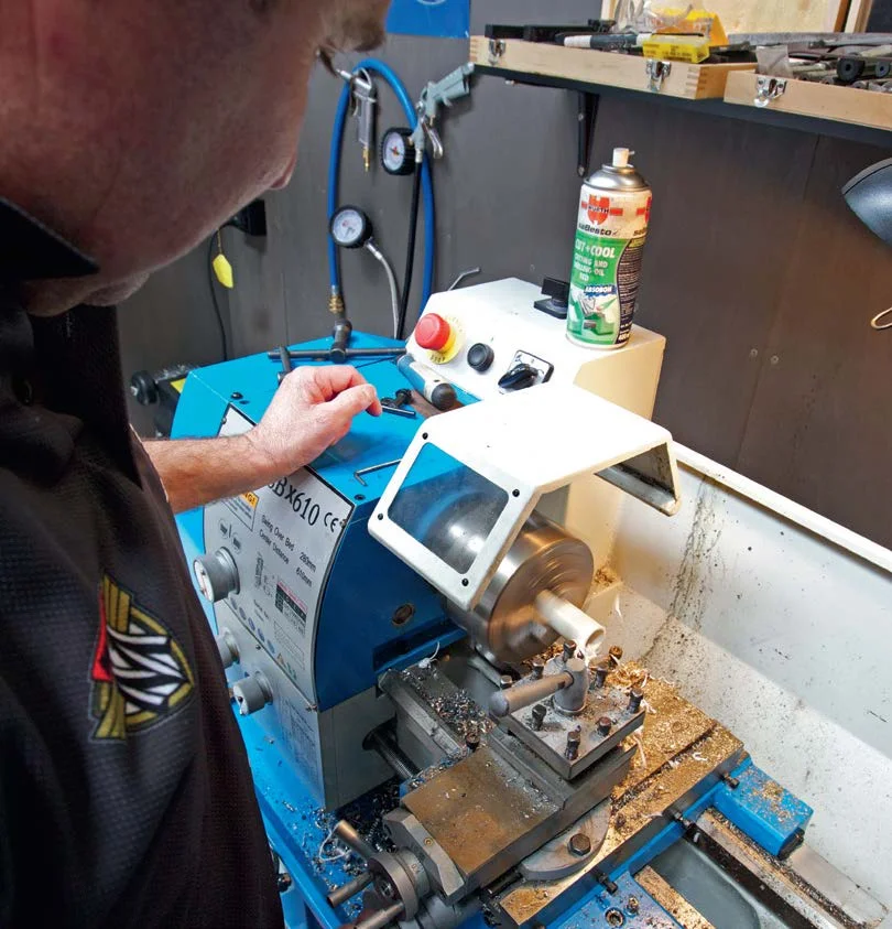 Lathe work.