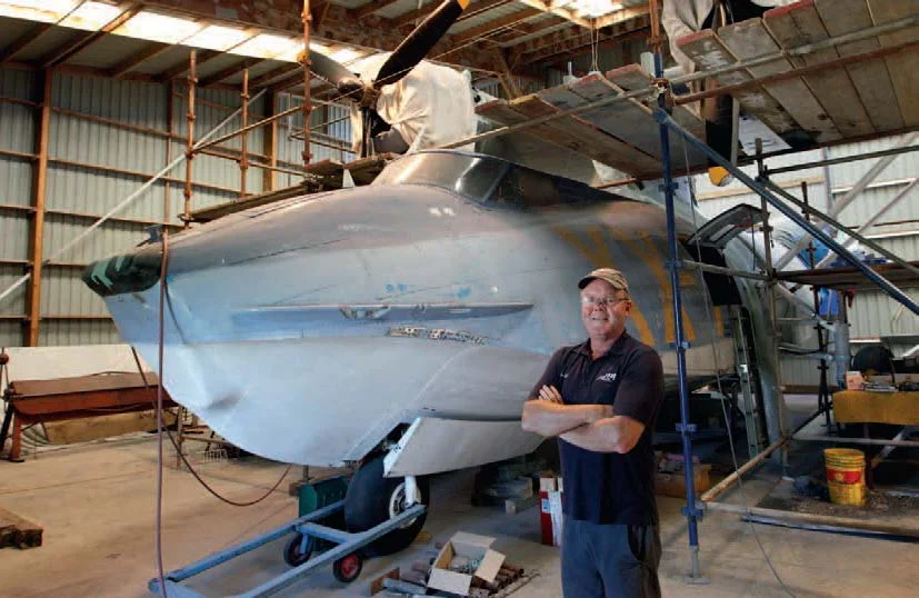 Brett Emeny of the New Zealand catalina preservation society