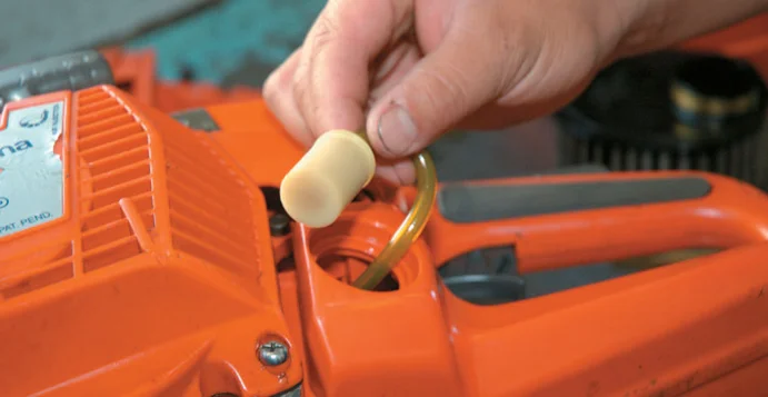 The fuel filter - this one is clean