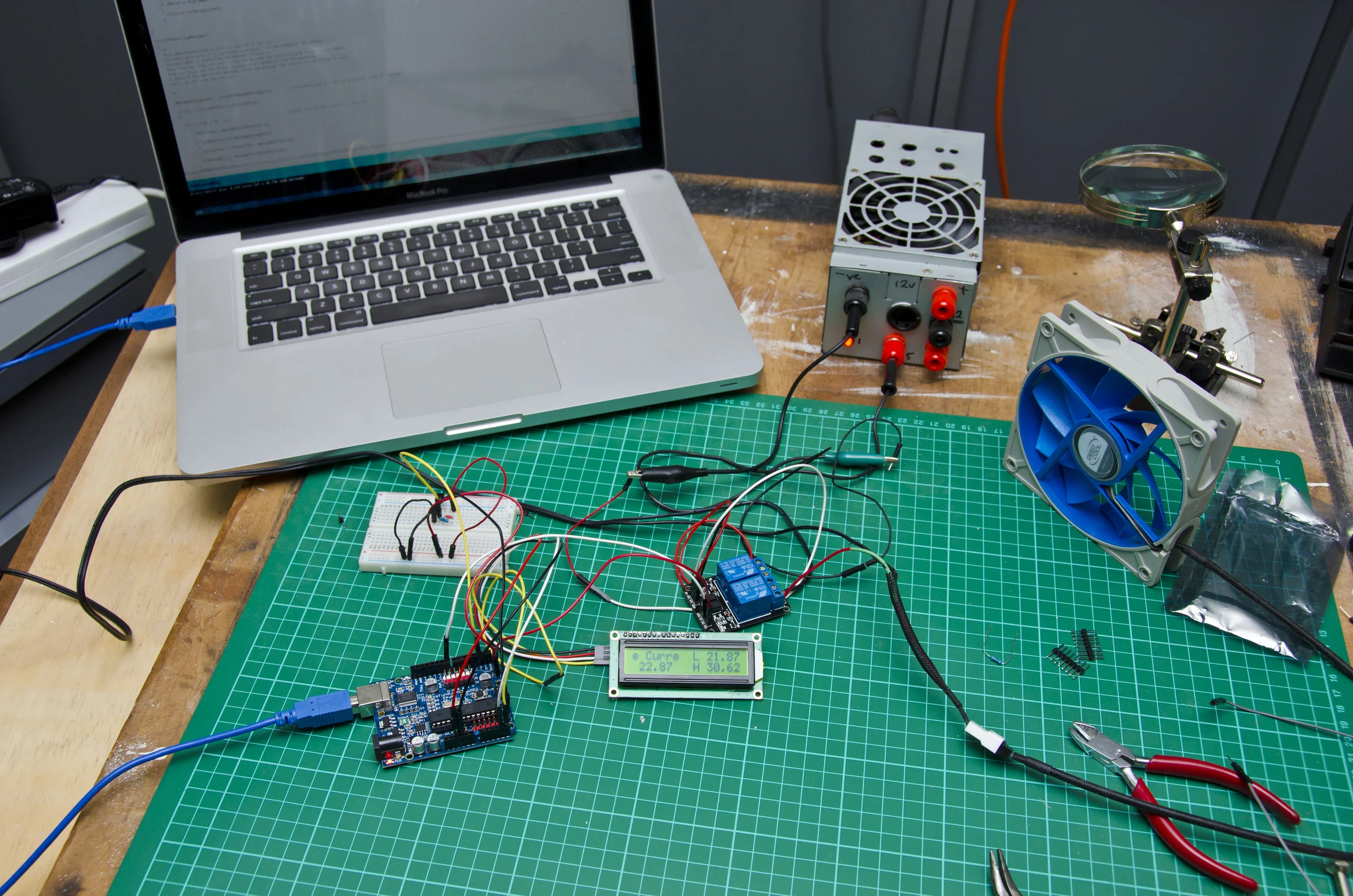 LCD for the Temp Controlled Relay