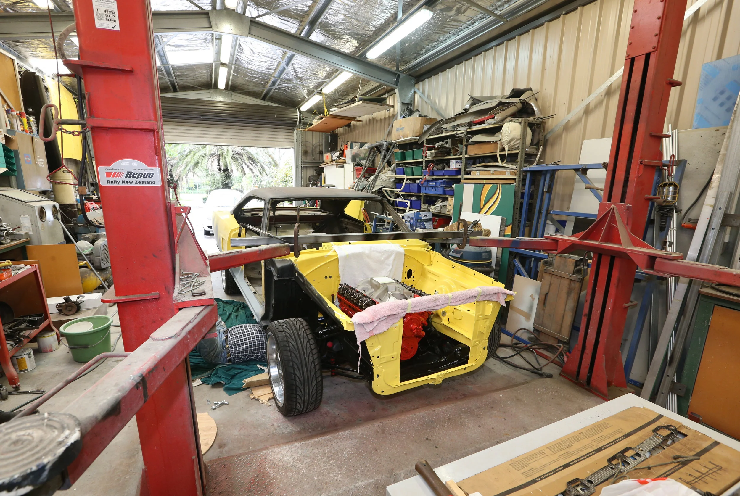Extra unpublished photos of a Plymouth Superbird Muscle car restoration
