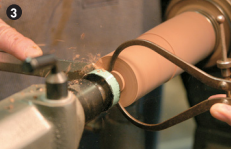 Tailstock end spigot