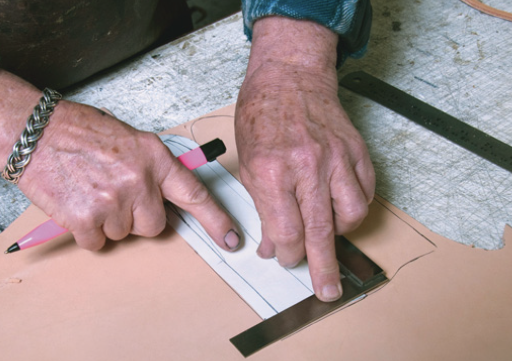 Transfer to leather