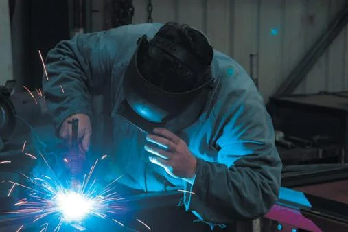 Tack-weld cross members.