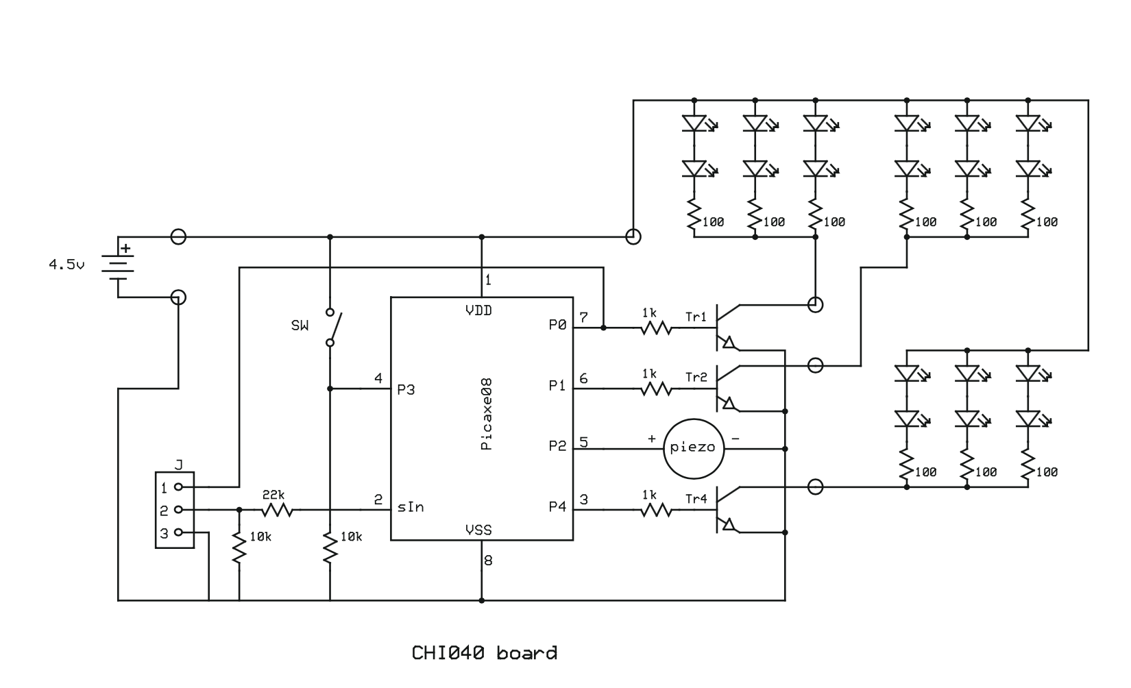 Christmas tree schematic