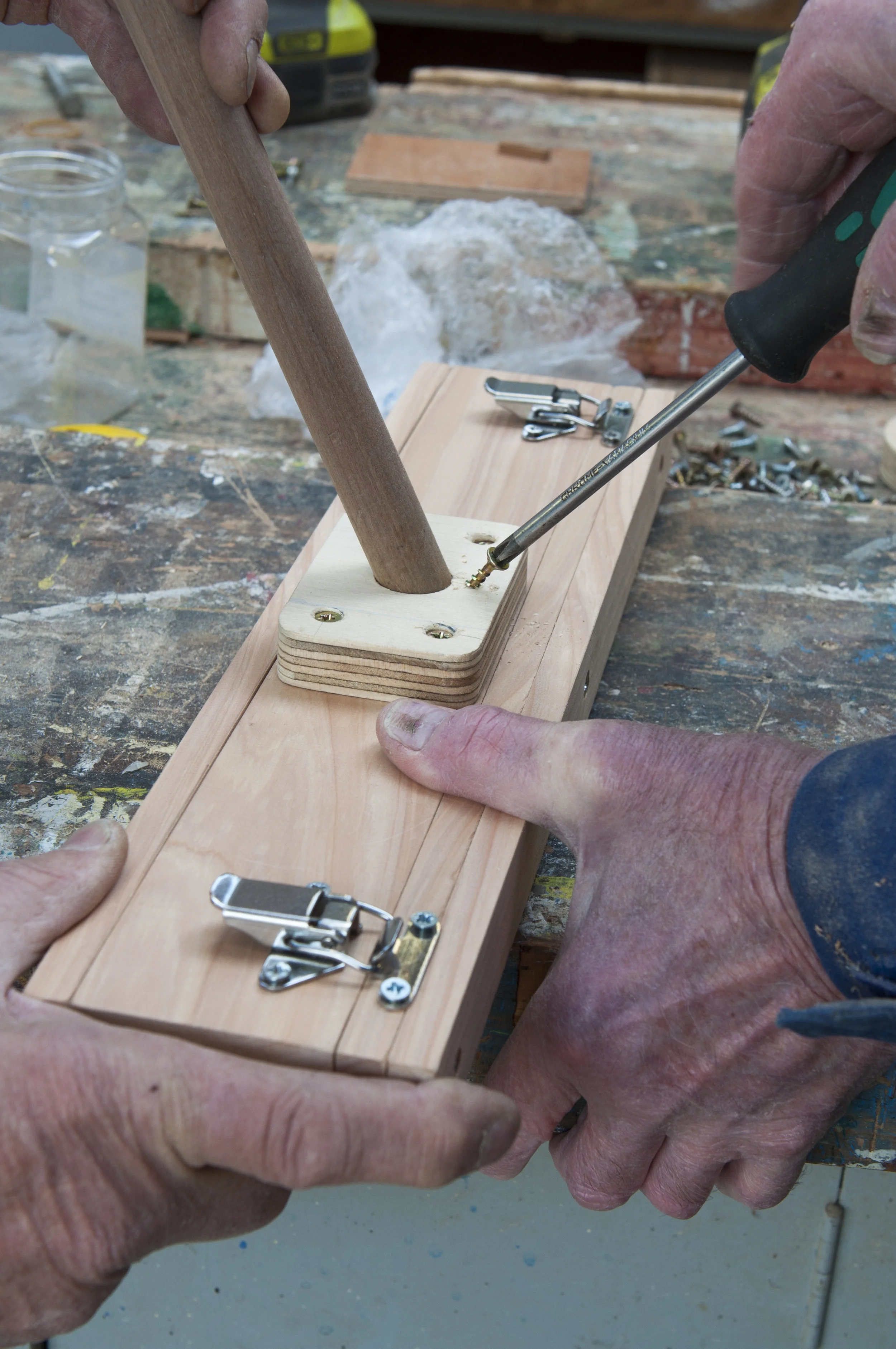 Video of how to make a metal (swarf) sweeper