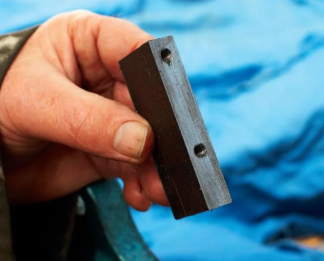 The threaded holes