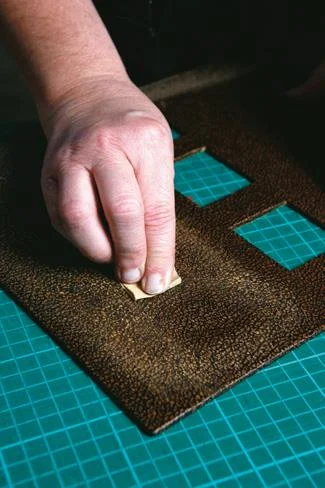 Sandpaper cover for “character”