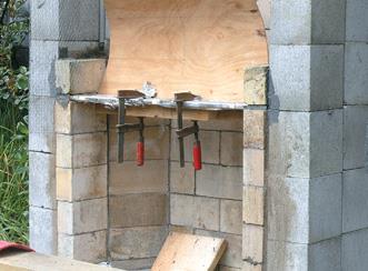 Build an outdoor fireplace