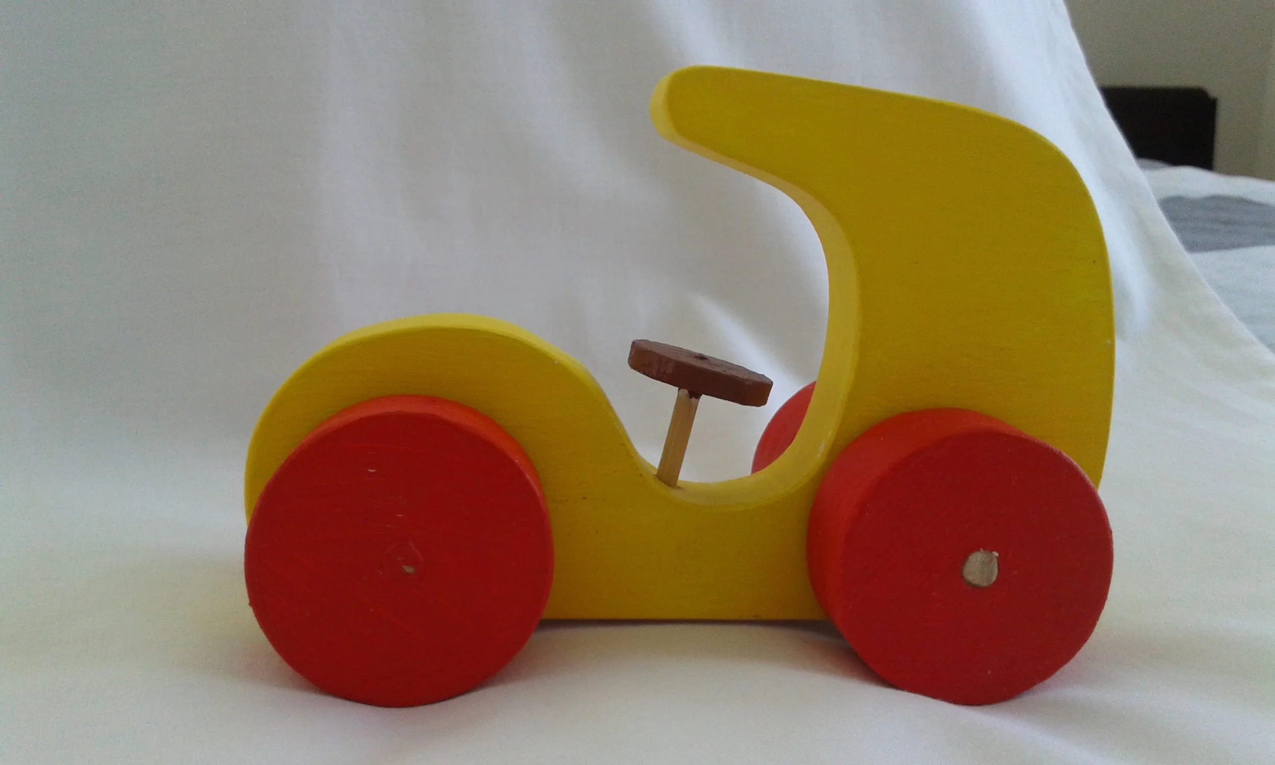 Wooden toys - make a Flintstones' Car
