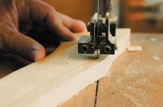 Trimming the parts to size saves time on the router.