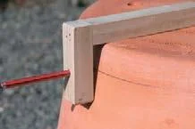 Scribe pot cut-off.
