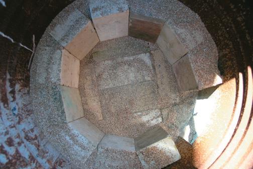 Firebricks circle finished.