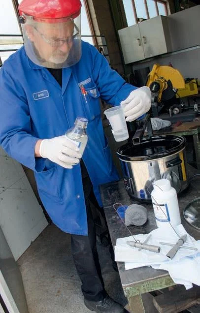 It’s important to add the phospheric acid to the water, not the other way round.