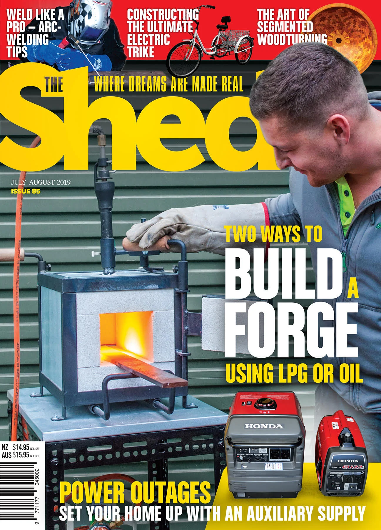 The Shed July/August 2019, Issue no 85, on sale now