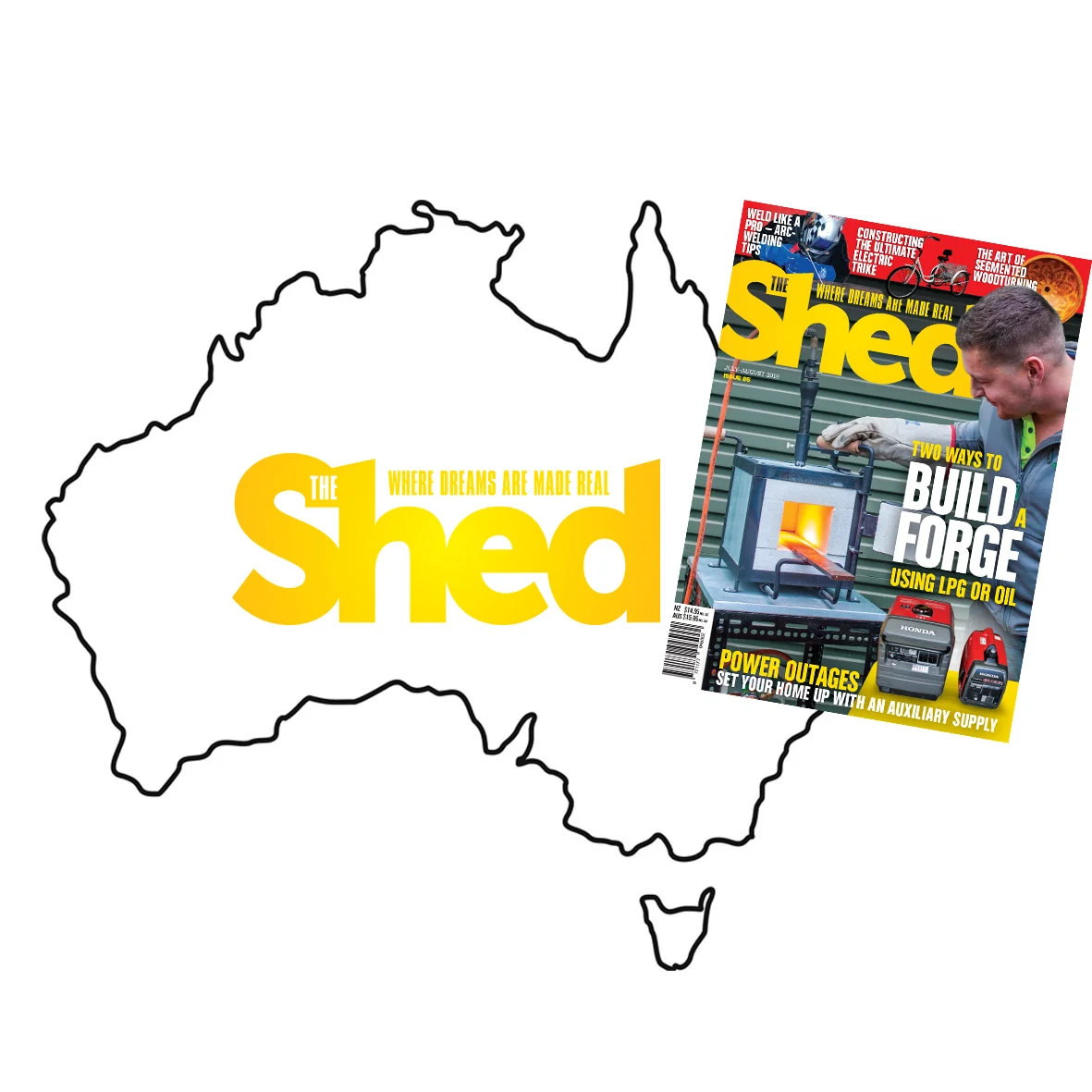 The new issue of The Shed, #85, on sale Australia-wide now
