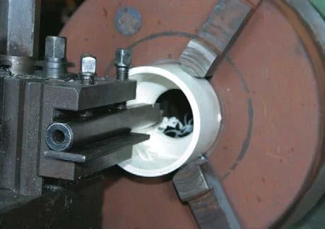 Create rebate for O-ring.