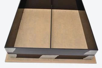 Fit centre baffle first.