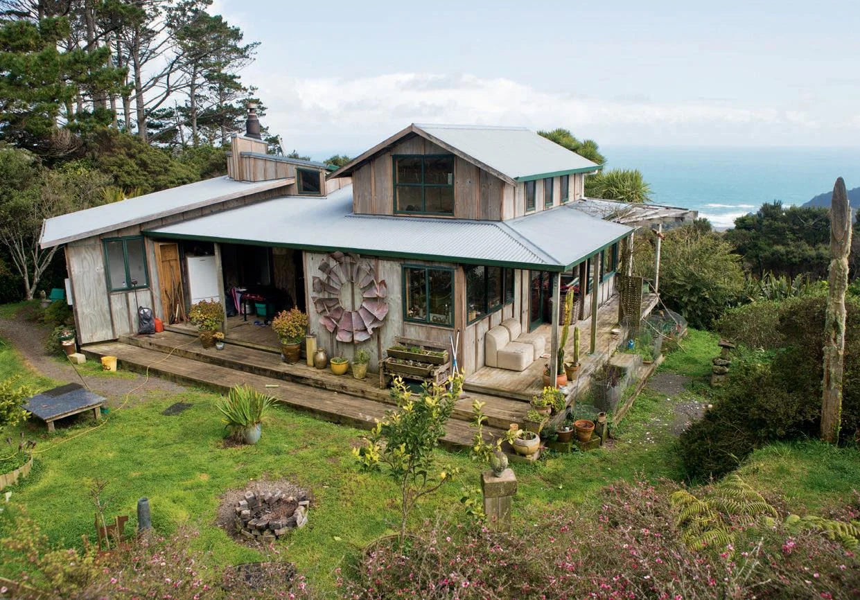 Home sweet home with the Tasman Sea as a backdrop