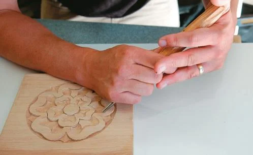 ...left-handed (working from the left).