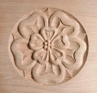 Carve a Tudor rose