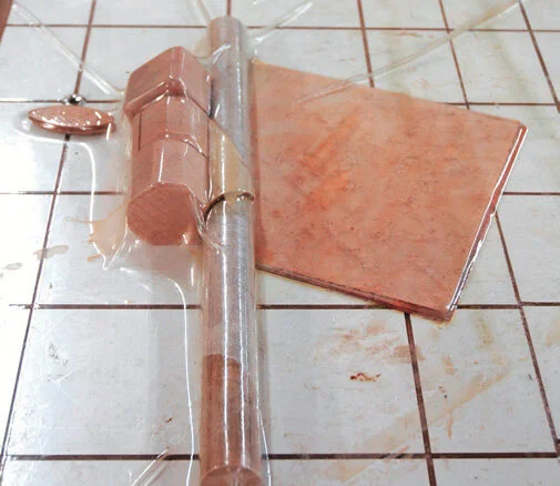 Pressing the handles