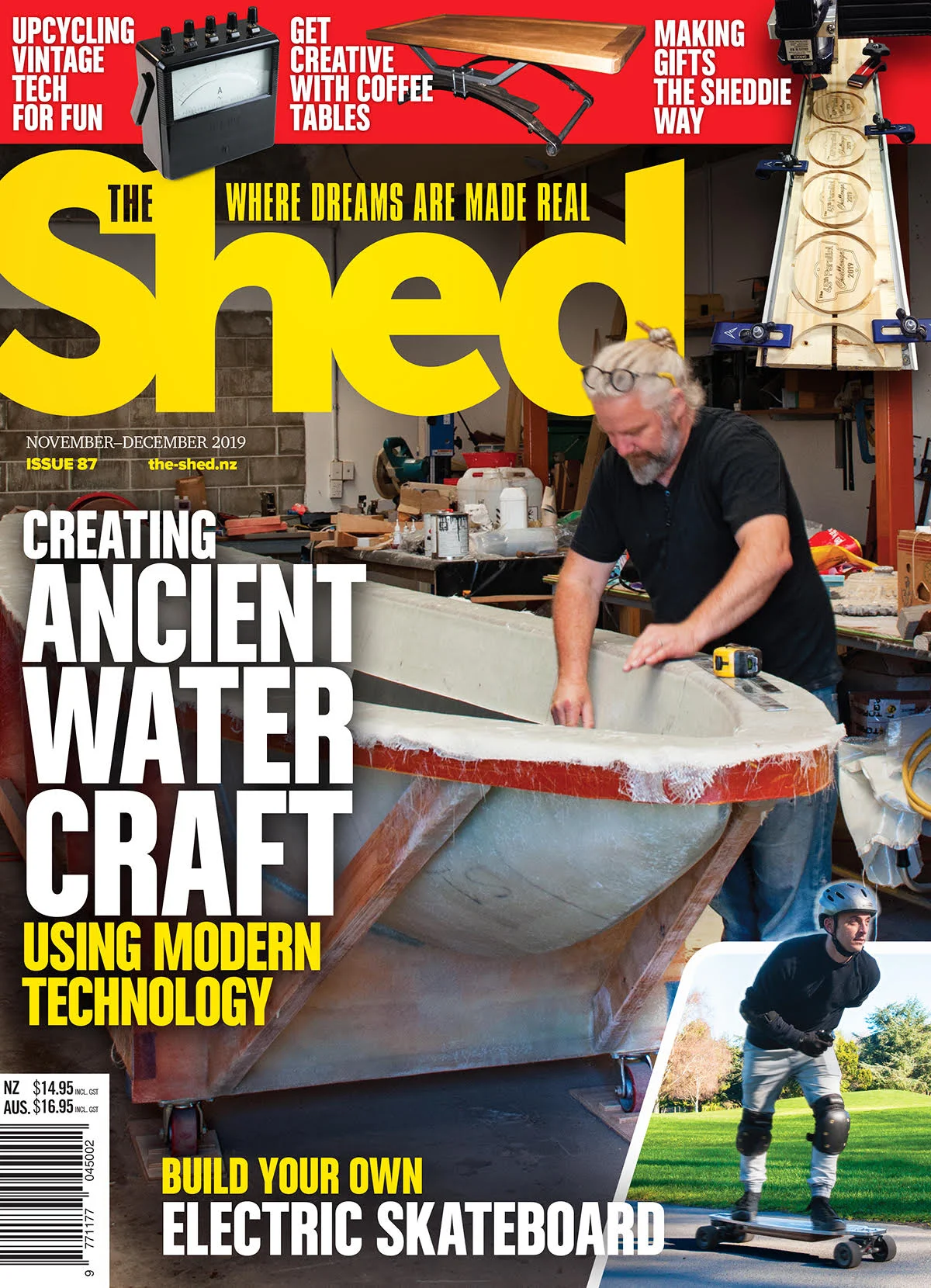 The Shed, November/December 2019 issue no 87, in shops now