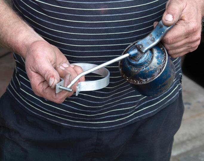 Lube the bolts to prevent seizing