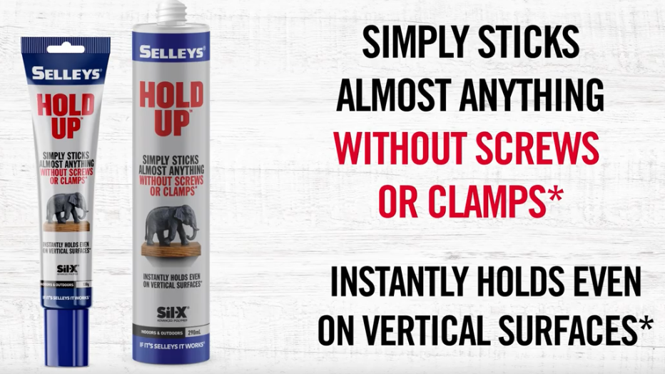 Introducing Selleys Hold Up