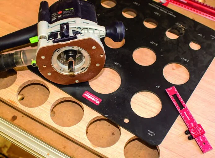 …holes for sauces etc