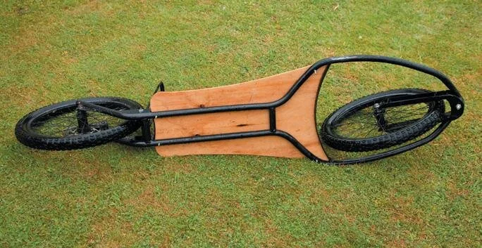 The ﬁnished frame underneath