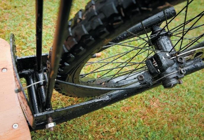 Brake pivot (detail).