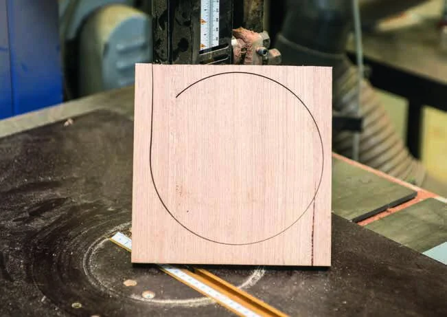 One of the discs is left solid