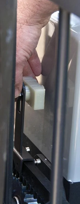 Fitting the open limit switch