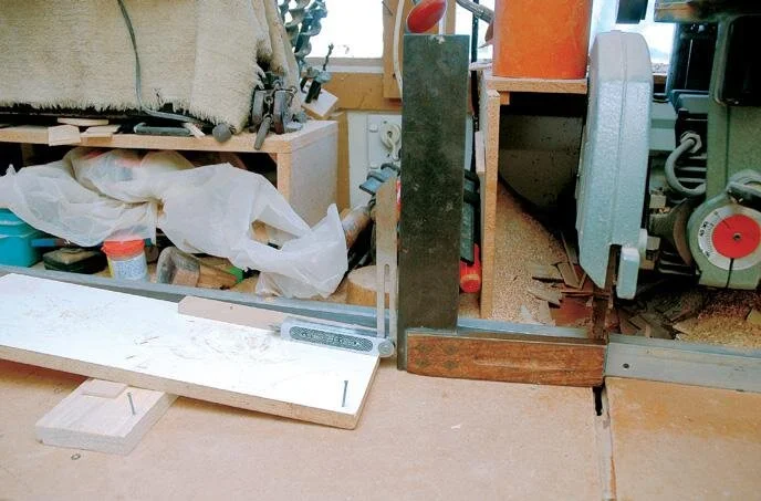 Setting the slope of the jig from the seat angle