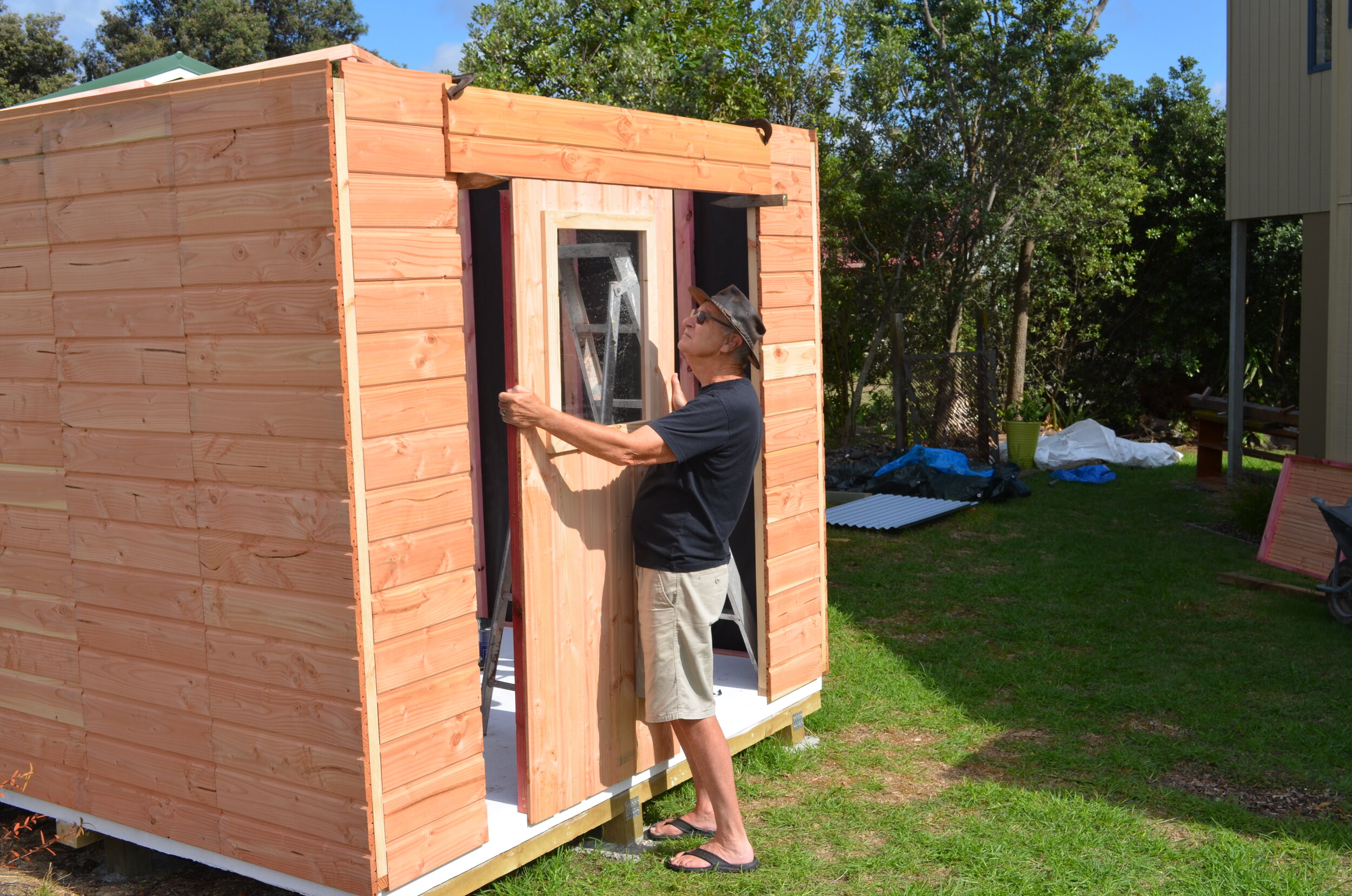 Checking door fit 2.JPG