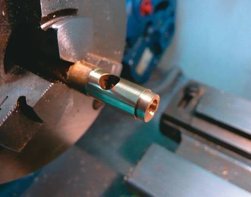 Tube turned for acrylic cylinder outlet