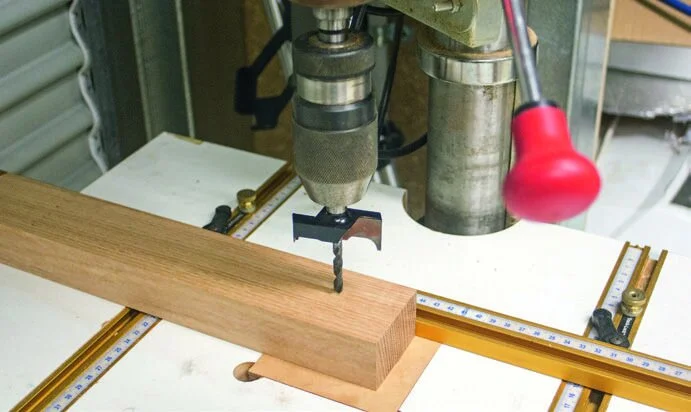 Wheel-cutter bit starting