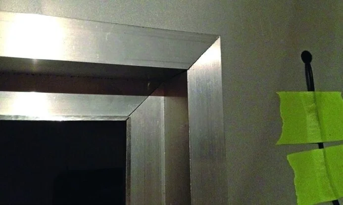 Aluminium door frames