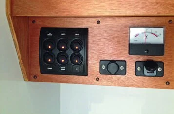 Electrics control panel